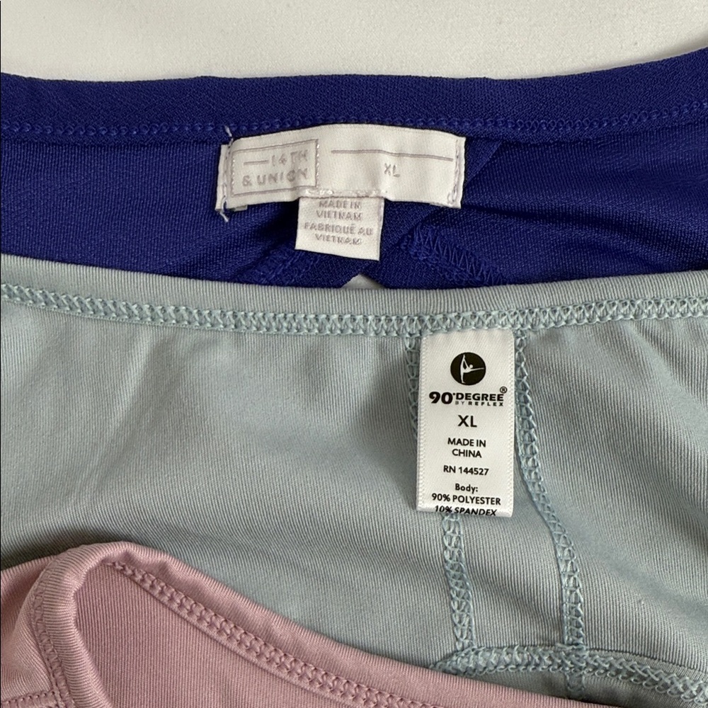 3-Pack Stylish Women's Activewear Tank Tops - Pink, Blue, and Gray - Picture 3 of 10